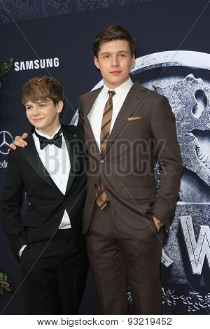 LOS ANGELES - JUN 9:  Ty Simpkins, Nick Robinson at the 