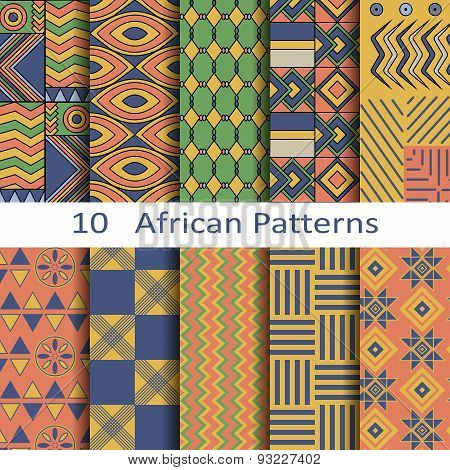 Set Ten African Vector & Photo (Free Trial) | Bigstock
