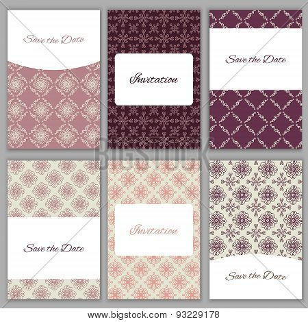 Set Of Save The Date Templates
