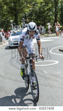 The Cyclist Florian Guillou - Tour De France 2014