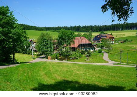 Country House And Farmhouse In The Black Forest
