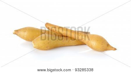 Fingerroot Isolated On The White Background