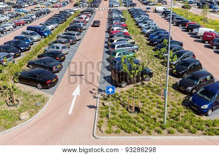 Car Park Isala Hospital In Zwolle, The Netherlands