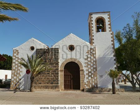 The church of Tuineje on Fuerteventura