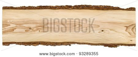 Nice Wooden Board On White Background