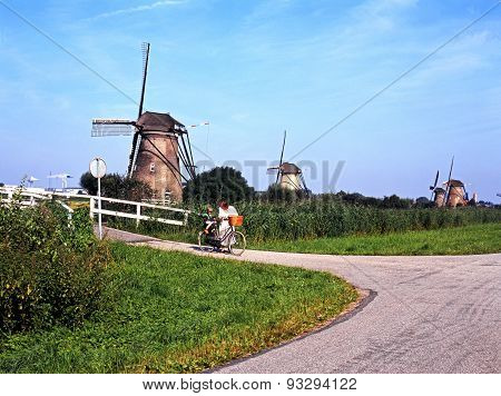 Windmills, Kinderdijk.