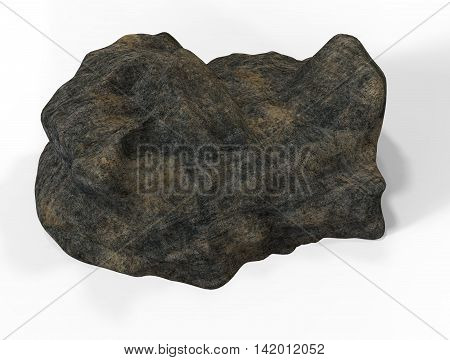 3D Render Of Rock Stone