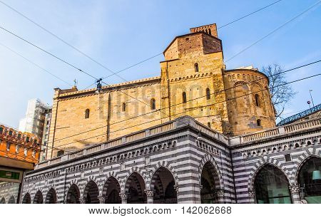 Santo Stefano Church In Genoa Hdr