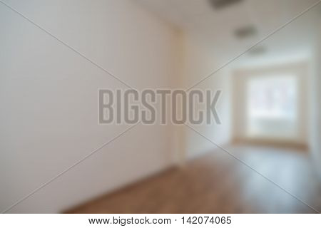 Common office building interior  theme creative abstract blur background with bokeh effect