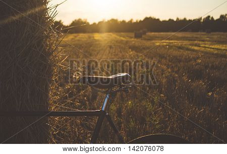 Old and vintage bike in the sun