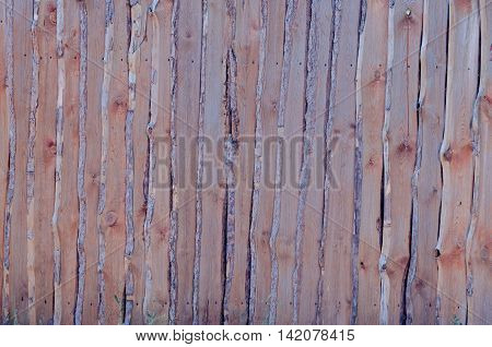 Structure of a wooden fence for use as a texture