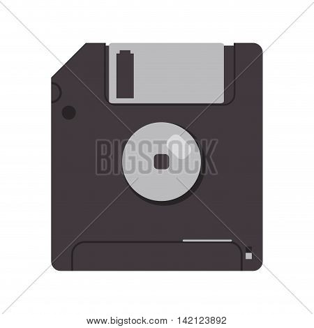 flat design Floppy disk icon vector illustration