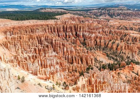 natural landmark Bryce Canyon National Park in Utah USA