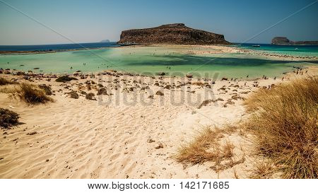 Crete, Greece: Balos Lagoon in the summer