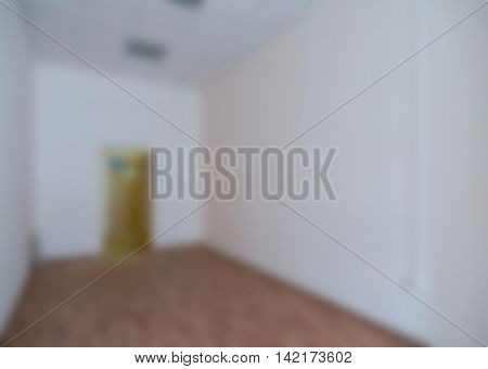 Common office building interior  theme creative abstract blur background with bokeh effect