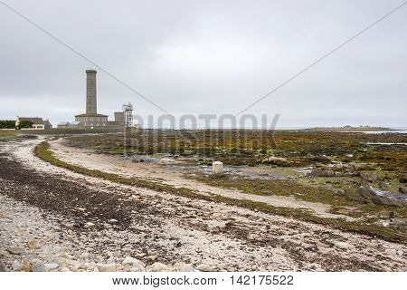 coastal scenery around Penmarch in the Finistere department of Brittany in France