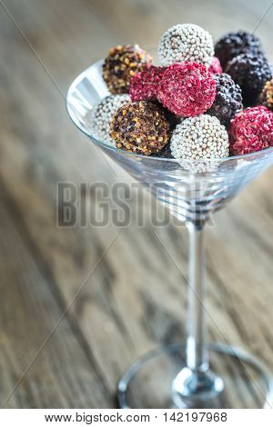 Colorful Belgian Truffles
