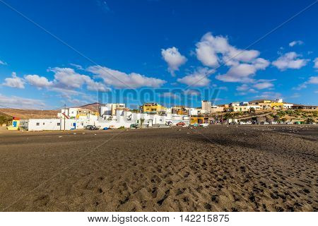 Ajuy Village And Black Sand Beach - Ajuy Fuerteventura Canary Islands Spain Europe