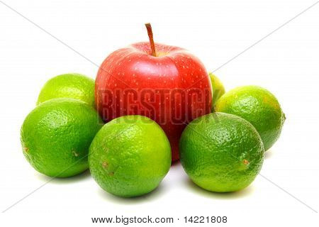 Laime en rode appel