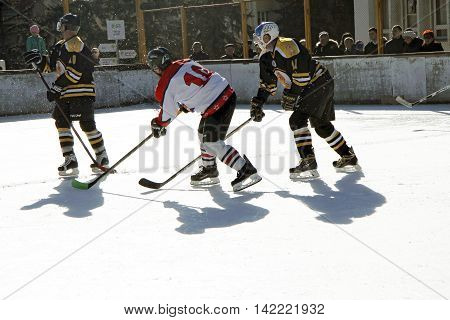 Hockey championship The Cup of Mayor Pyatigorsk. Russia Pyatigorsk 31 January 2015