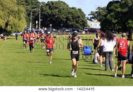 Auckland Halbmarathon laufen Rennen