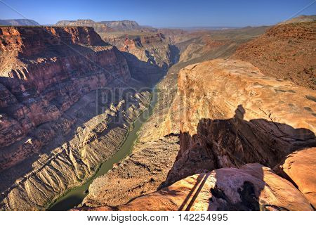 Grand Canyon view from Toroweap overlook, Arizona.