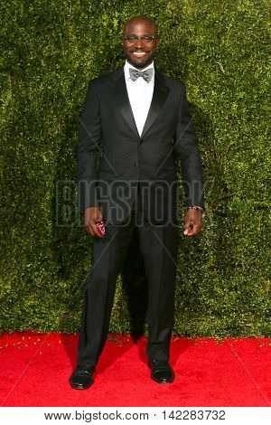 NEW YORK-JUN 7: Actor Taye Diggs attends American Theatre Wing's 69th Annual Tony Awards at Radio City Music Hall on June 7, 2015 in New York City.