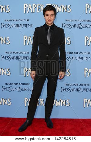 NEW YORK-JUL 21: Actor Nat Wolff attends the 