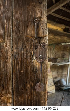 Ancient Hutsul farmstead grazhda. It includes accommodations, outbuildings and fenced yard.