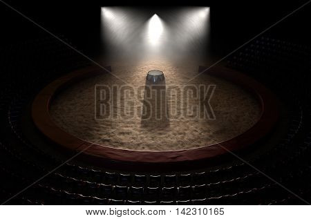 Circus Ring And Podium