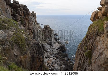 Pristine Sea At Dai Lanh Cape, Mui Dien, Phu Yen Province, Easternmost Of Viet Nam