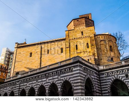 Santo Stefano Church In Genoa Hdr