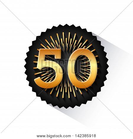 aniversary card icon design, vector illustration eps10