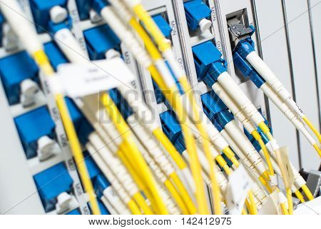 Fiber Optic Cable Network Is Another. Capable Of Receiving - Transmitting Distance In Kilometers And