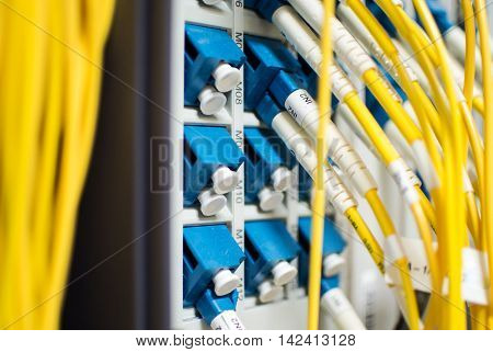Fiber Optic Cable Network Is Another. Capable Of Receiving - Transmitting Distance In Kilometers And