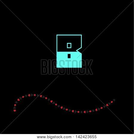 Sign of the letter B Branding Identity Corporate logo design template Isolated on a dark background