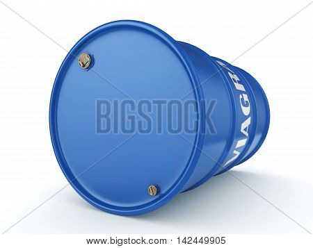 3D Rendering Viagra Blue Barrel