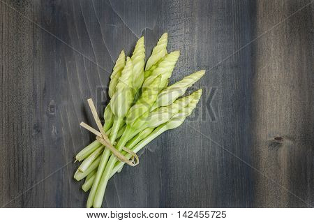 Moonflower On Wooden