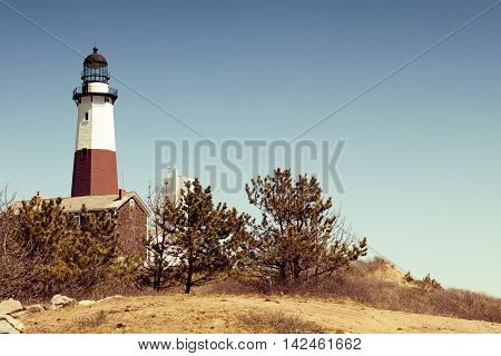 Big Sable Point Lighthouse located in Montauk, in USA