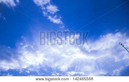 Cloudy Blue Sky