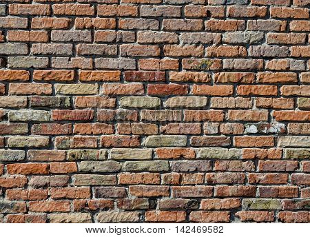 Structure of an old brick wall for use as textures