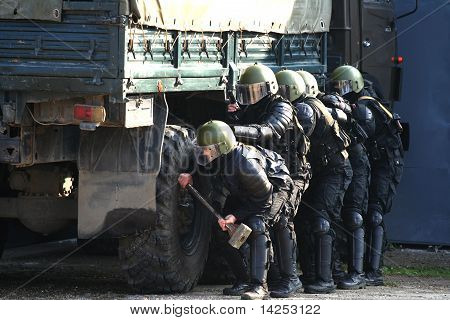 Gruppe von Militärs
