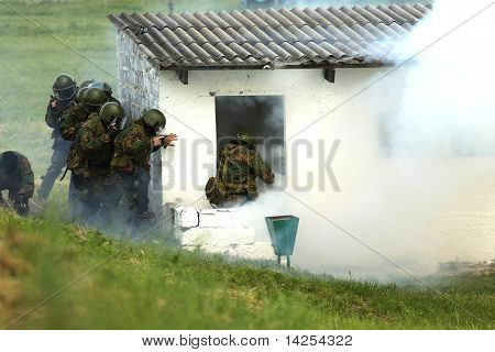 Gruppe von Militärs