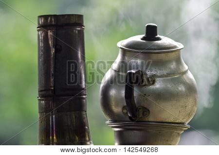 Traditional old stytle  turkish tea urn (samovar)