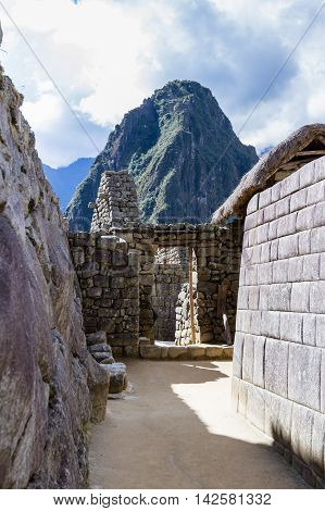 Inca Doorways In Machu Pichu