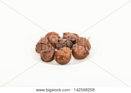 Unniyappam (deep fried Kerala snack made from rice flour jaggery and banana)