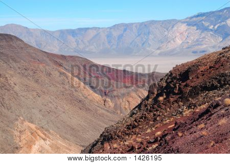 La beauté et la couleur de Death Valley National Park en Californie, é.-u.
