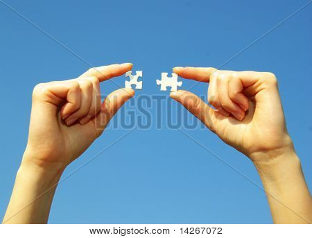  puzzle nelle mani