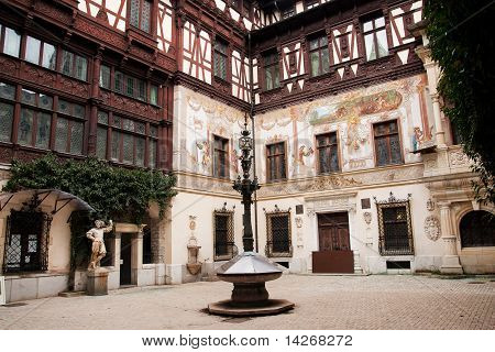 Parte del castello di Peles, Romania