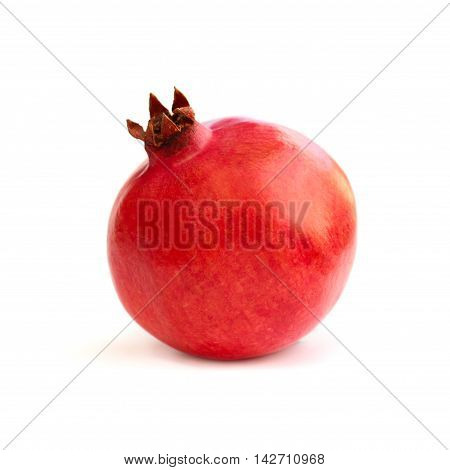 tasty Pomegranate fruit isolated on white background